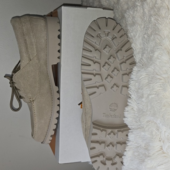 Timberland Authentics Light Suede Lace-up Oxfords Size US 10.5 - Picture 4 of 4